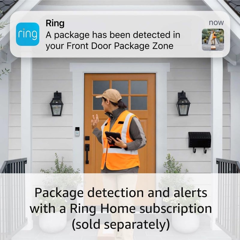 Ring Battery Doorbell Plus (newest model), Home or business security, Head-to-Toe HD+ Video, motion detection & alerts, and Two-Way Talk - Image 4